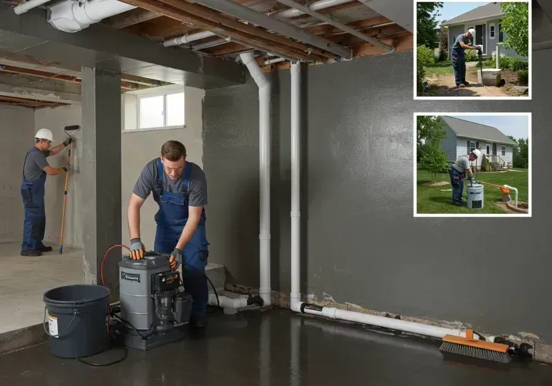 Basement Waterproofing and Flood Prevention process in Bridgman, MI